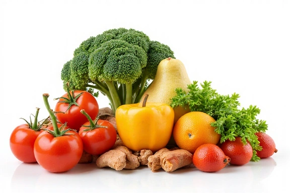 Zrównoważona dieta bogata w owoce i warzywa